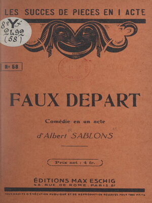 cover image of Faux départ